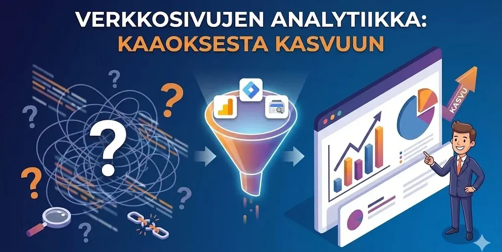 Verkkosivujen analytiikka – mitä se tarkoittaa ja mitä työkaluja oikeasti tarvitaan?