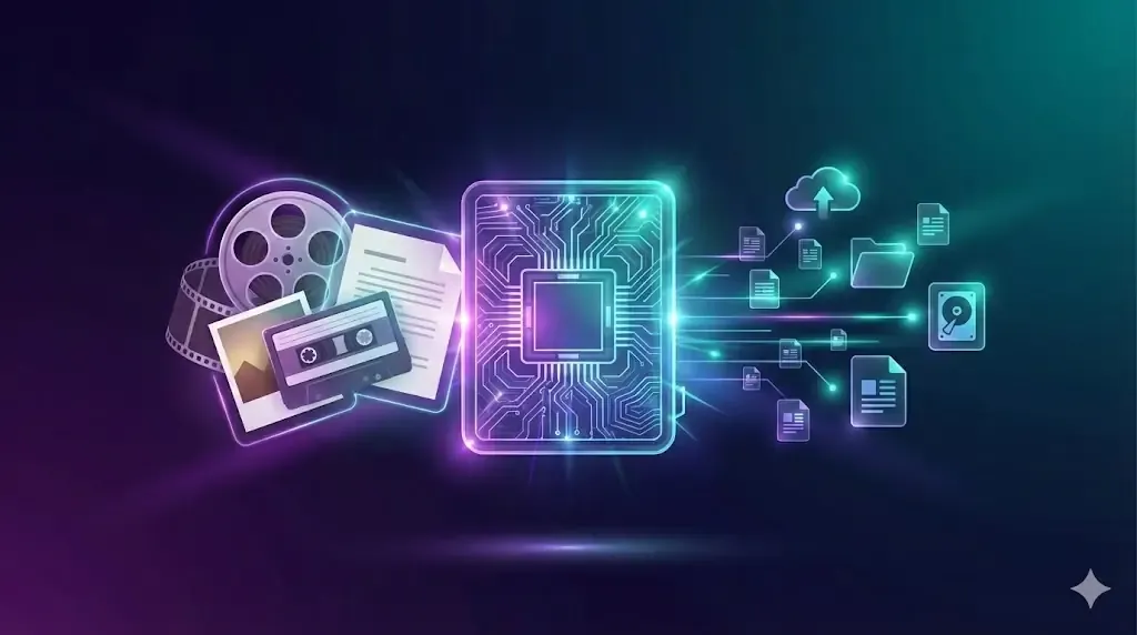 Vanhojen videokasettien ja muistojen digitointi